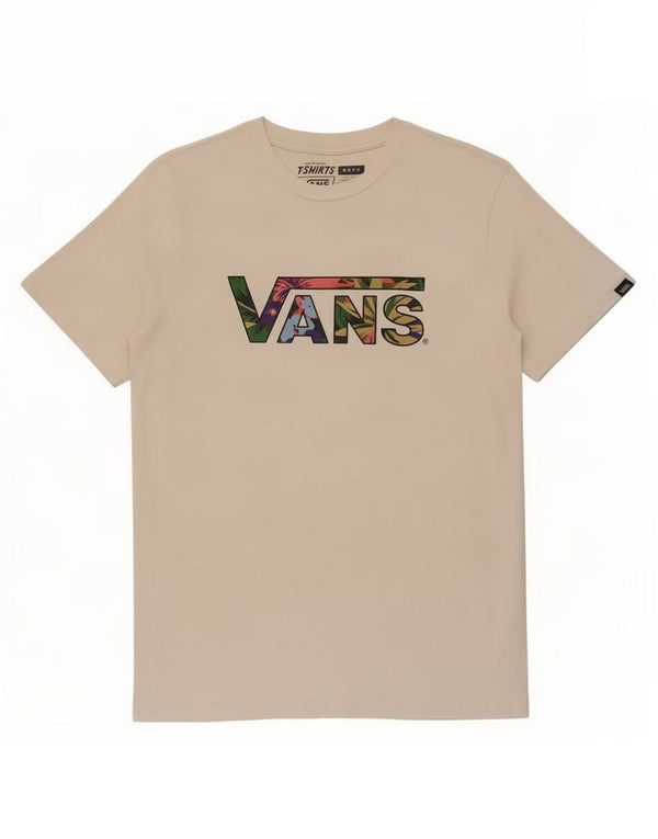 Vans Camiseta gráfica para niños Top 12-13 años Grande Blanco Algodón