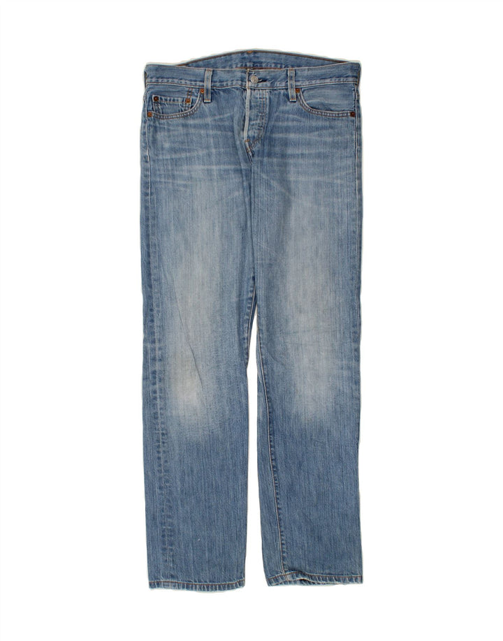 LEVI'S Womens Straight Jeans W29 L32  Blue Cotton Vintage Levi's and Second-Hand Levi's from Messina Hembry 