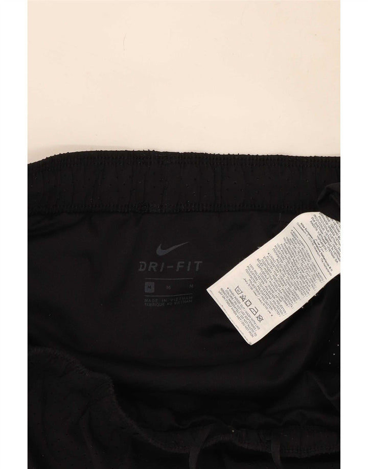 Nike - Pantalones cortos deportivos Dri Fit para mujer, talla M, poliéster negro