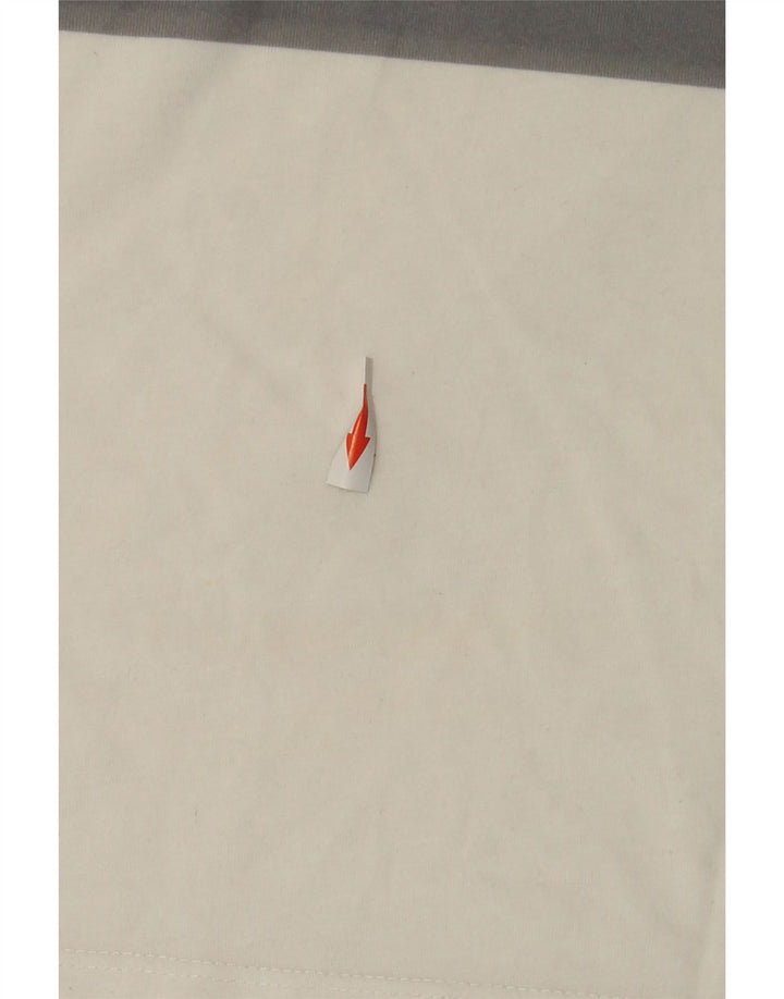 Zara Hombre Camiseta Gráfica Top Small Gris Colorblock