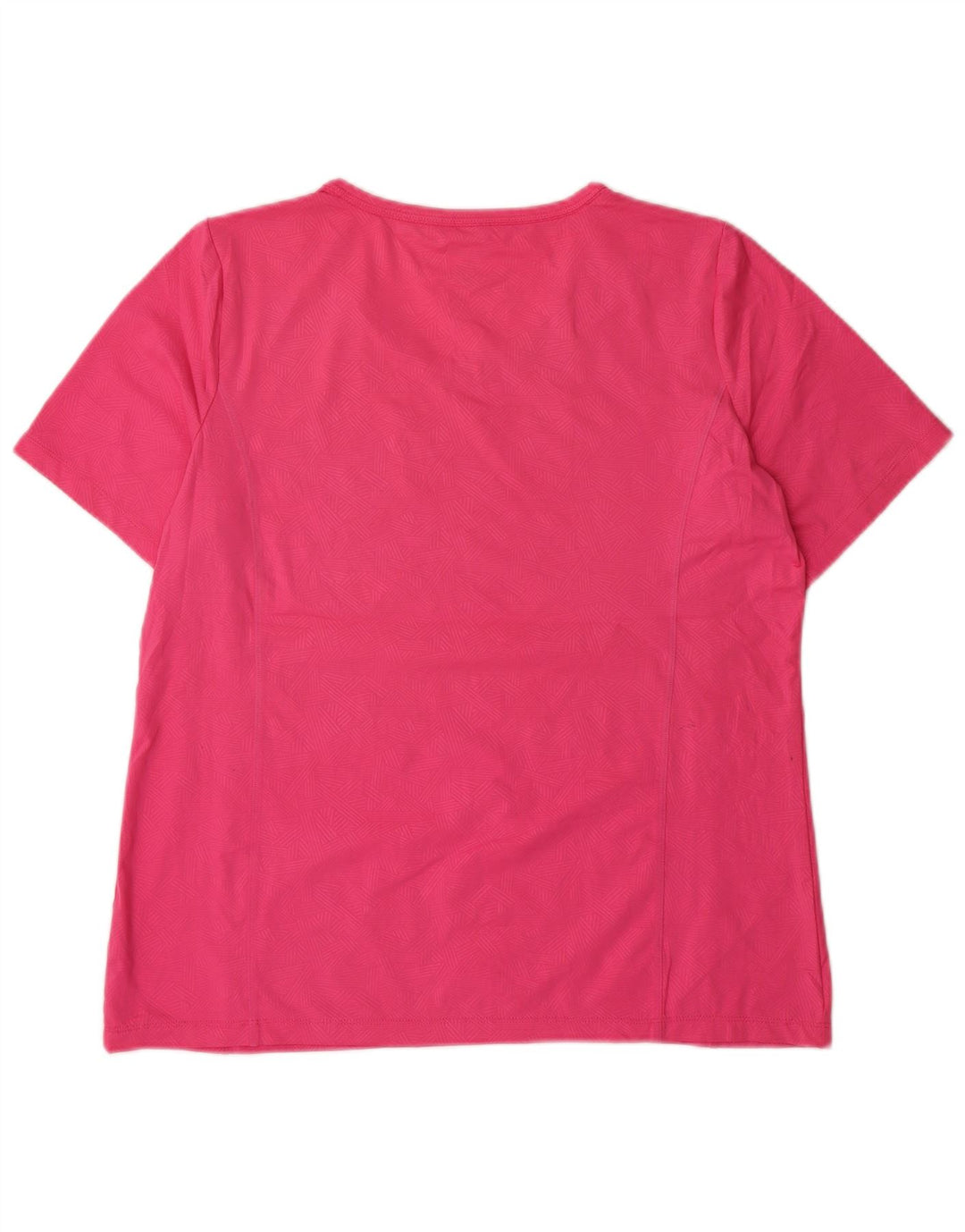 Champion Camiseta Mujer Top UK 40 Grande Rosa Geométrico Poliéster Deportes