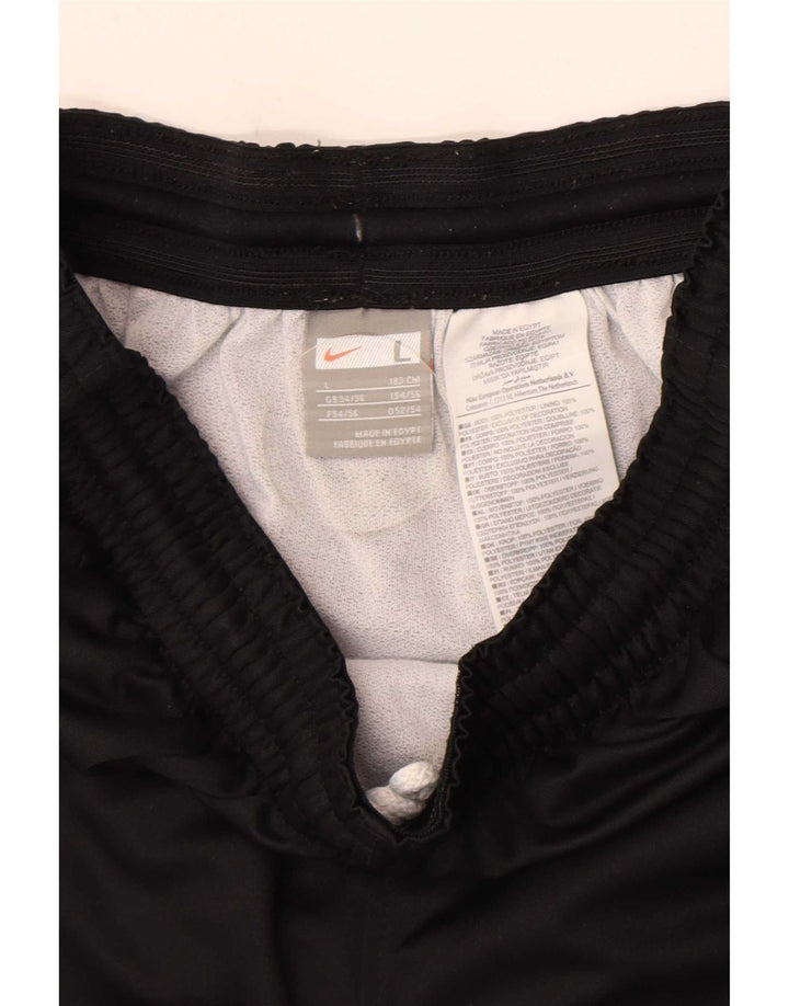 Nike - Pantalones cortos deportivos para hombre, talla grande, poliéster negro