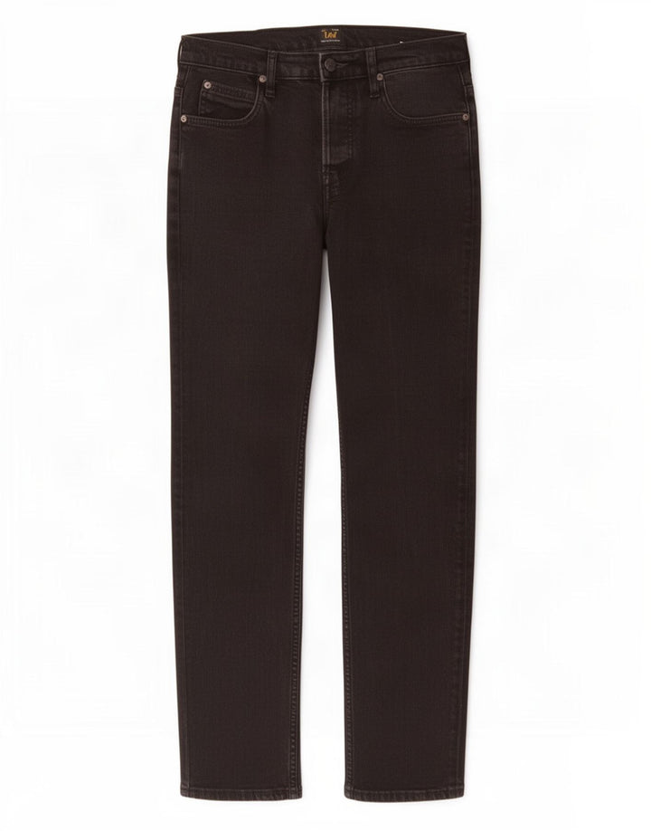 Vaqueros Lee Powell Slim para Mujer W30 L32 Algodón Negro