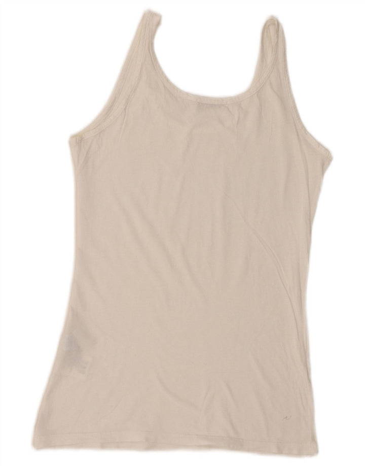 Camiseta sin mangas para mujer North Sails UK 10 Small White Cotton