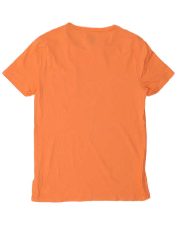 Polo Ralph Lauren - Camiseta ajustada personalizada para hombre, parte superior de algodón naranja medio