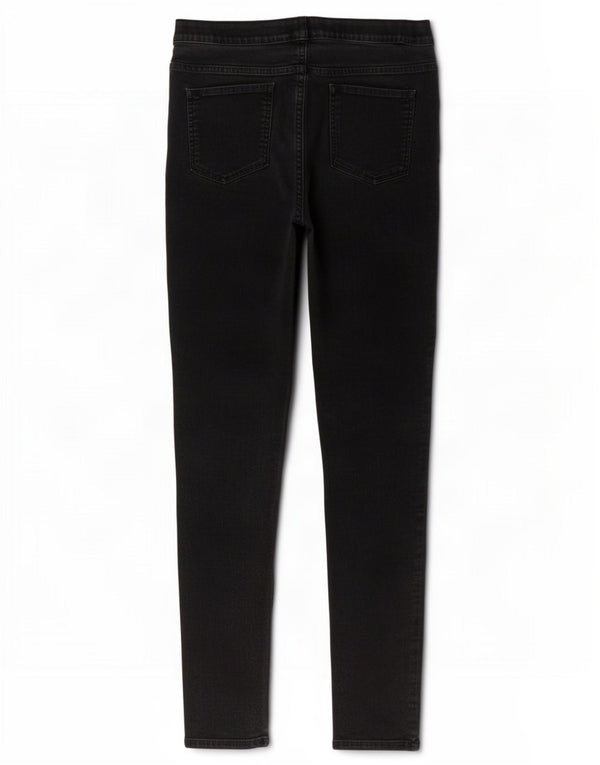 Marks & Spencer Jeans Jegging para Mujer UK 14 Medium W30 L29 Algodón Negro
