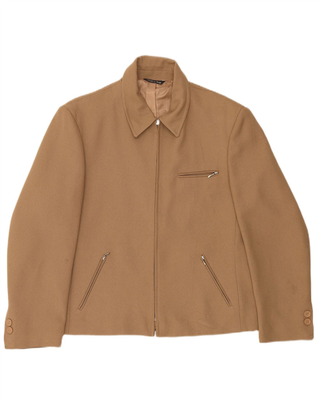 Chaqueta Blazer Mujer VINTAGE IT 48 XL Poliéster Marrón