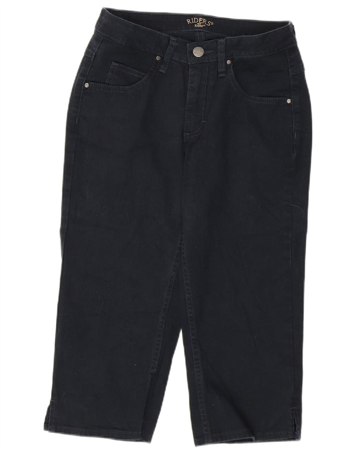 LEE Womens Riders Capri Jeans US 4 Pequeño W27 L18 Azul Marino Algodón