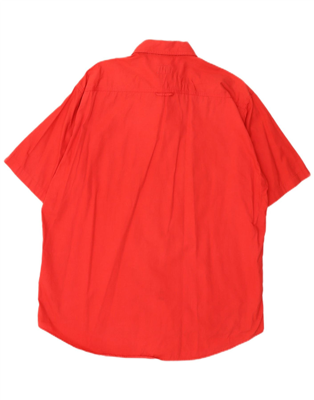 Levi's Camisa de manga corta para hombre de algodón rojo grande