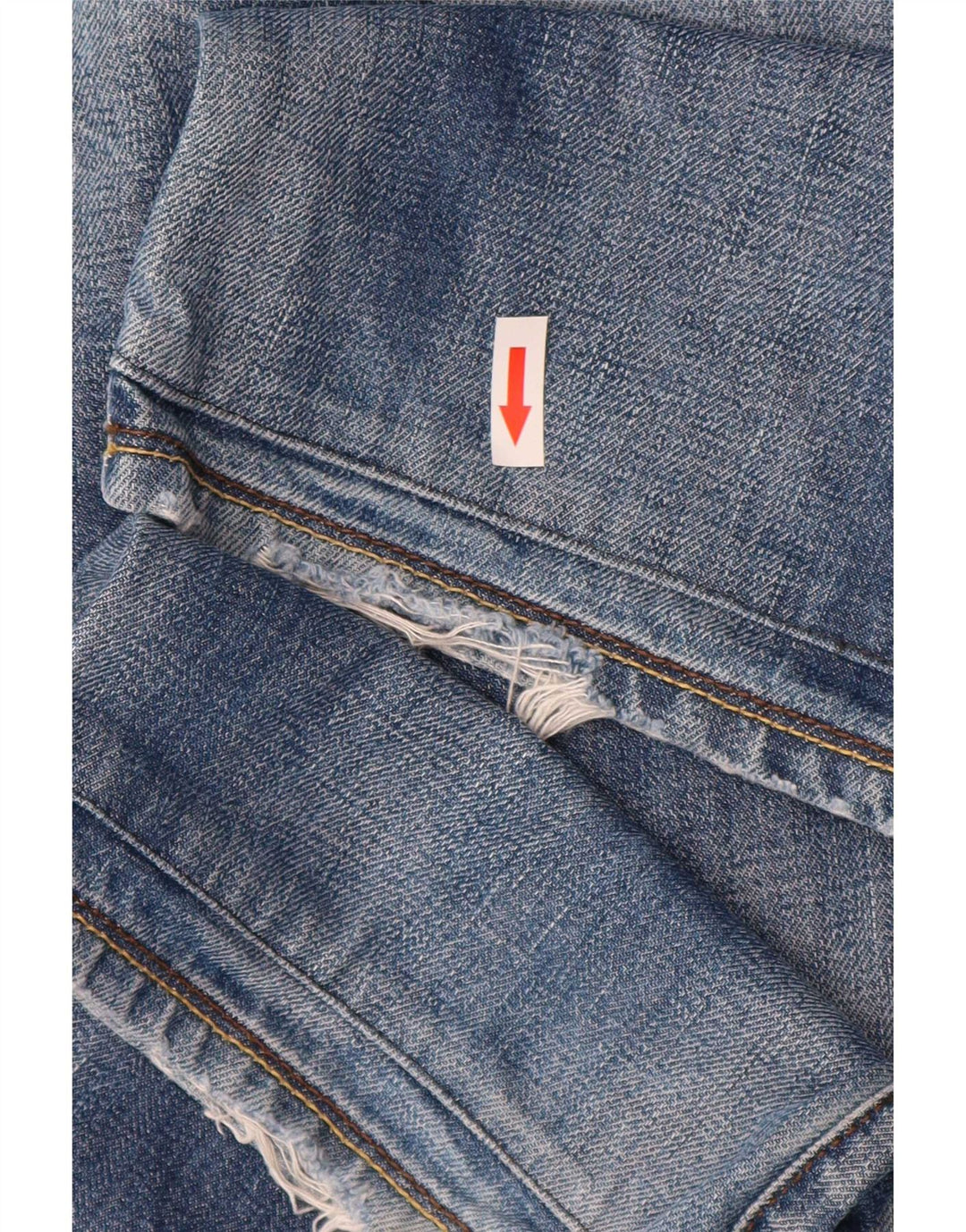 Vaqueros rectos desgastados para hombre Liu Jo W32 L34 Algodón azul