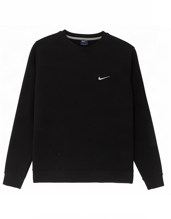 Nike - Sudadera tipo jersey para hombre, talla grande, algodón negro