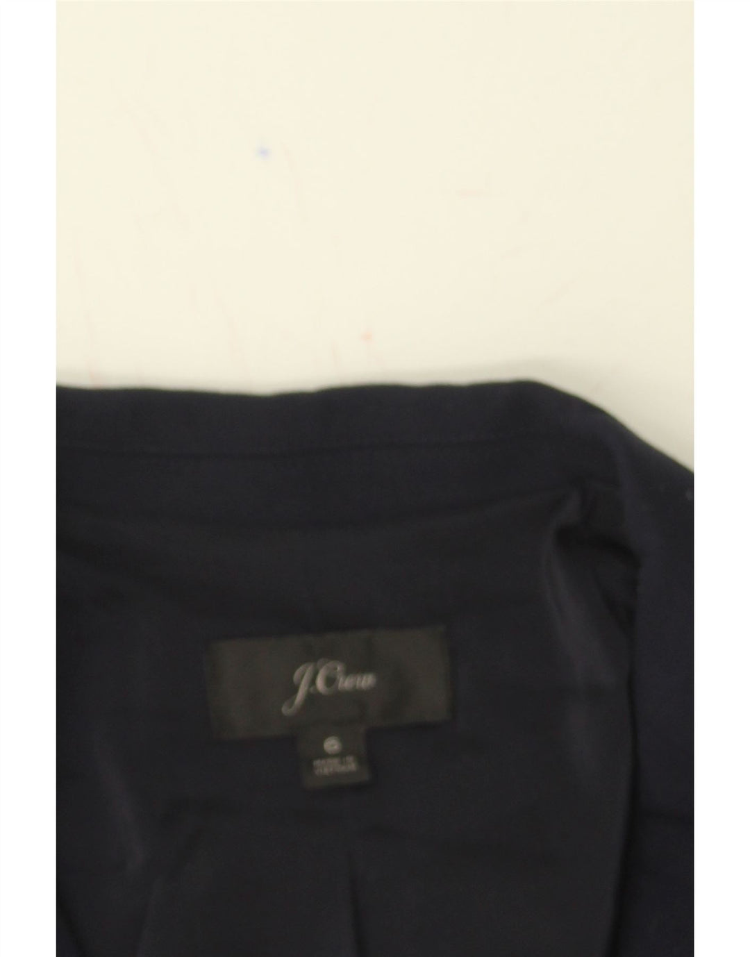 J. CREW Womens Double Breasted Blazer Jacket US 8 Medium Navy Blue Vintage J. Crew and Second-Hand J. Crew from Messina Hembry 