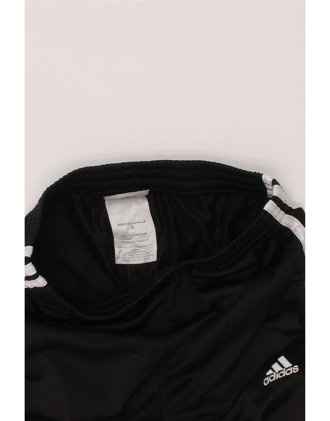 Adidas Pantalón Chándal Niño 4-5 Años Negro Poliéster