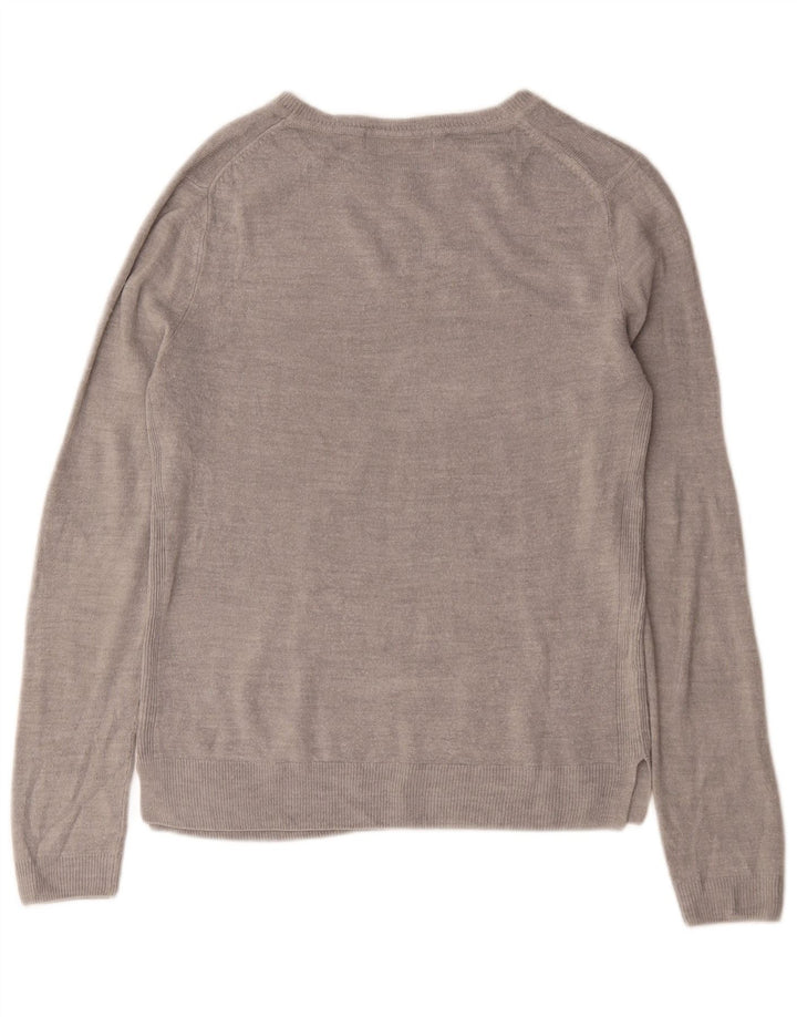 Marks & Spencer - Jersey para mujer con cuello barco, talla 40, color gris medio