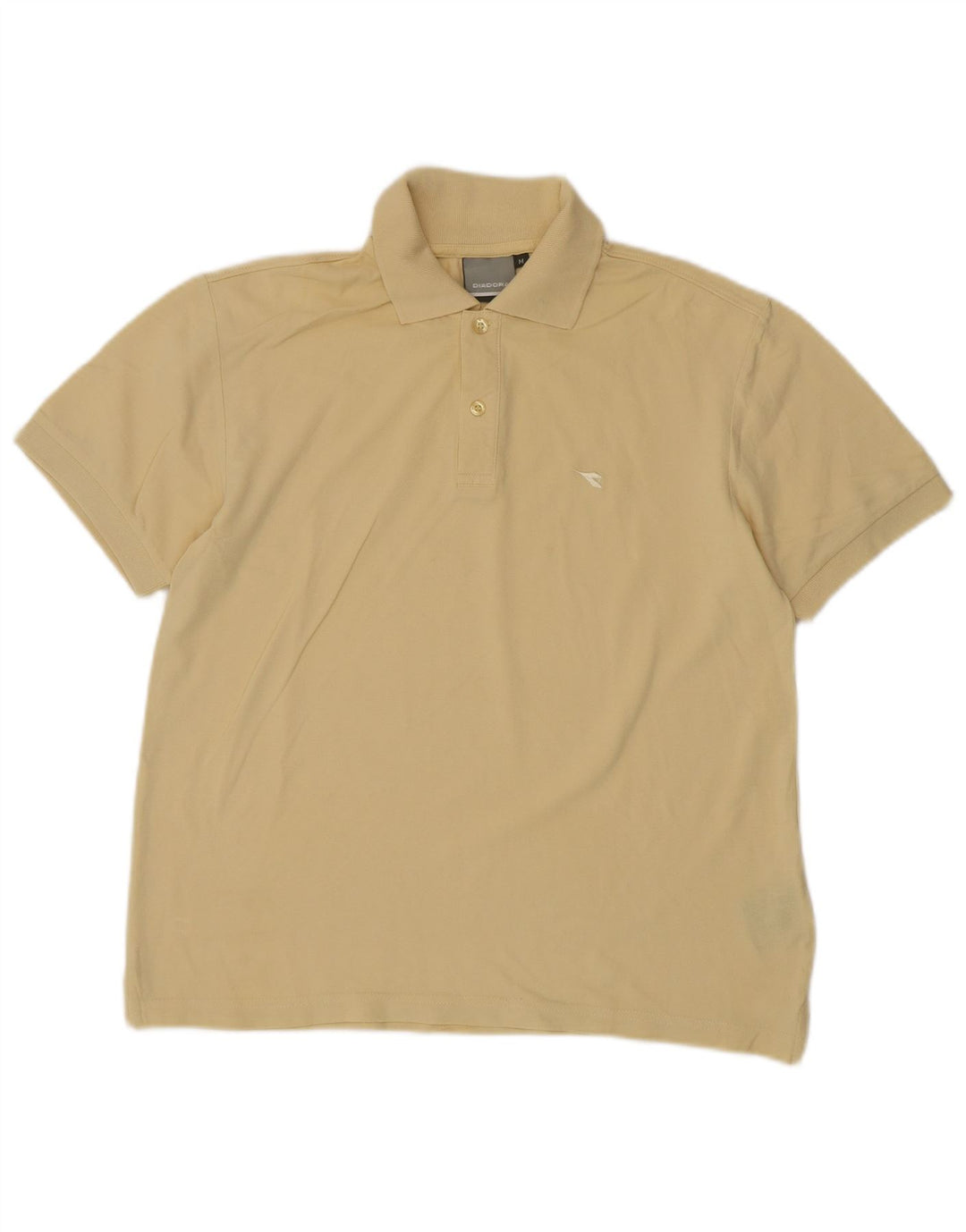 DIADORA Polo Hombre Algodón Amarillo Medio