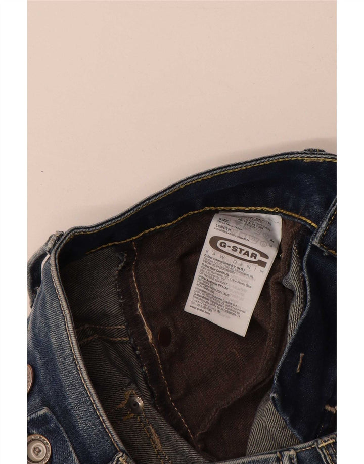 Vaqueros Rectos G-Star Mujer W24 L28 Algodón Azul