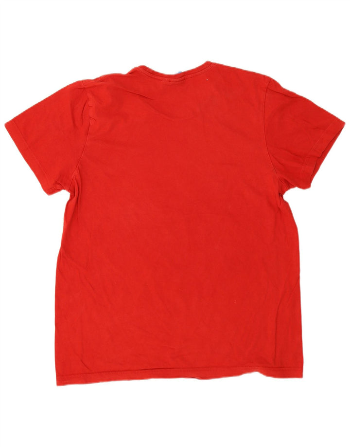 Adidas - Camiseta gráfica para hombre, talla grande, color rojo