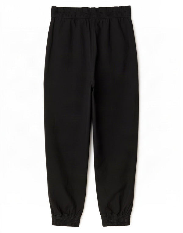 Zara Mujer Joggers Pantalones Casuales Pequeño W26 L26 Poliamida Negro