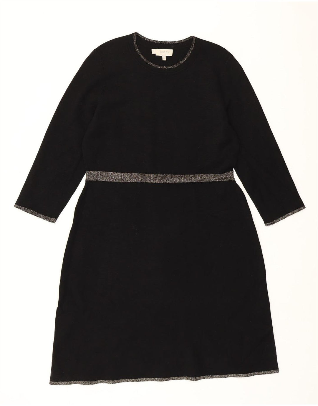 Hobbs Vestido tipo jersey para mujer UK 40 XL Viscosa negra