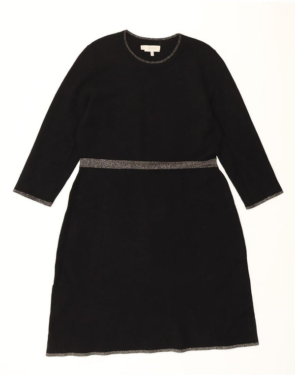 Hobbs Vestido tipo jersey para mujer UK 40 XL Viscosa negra
