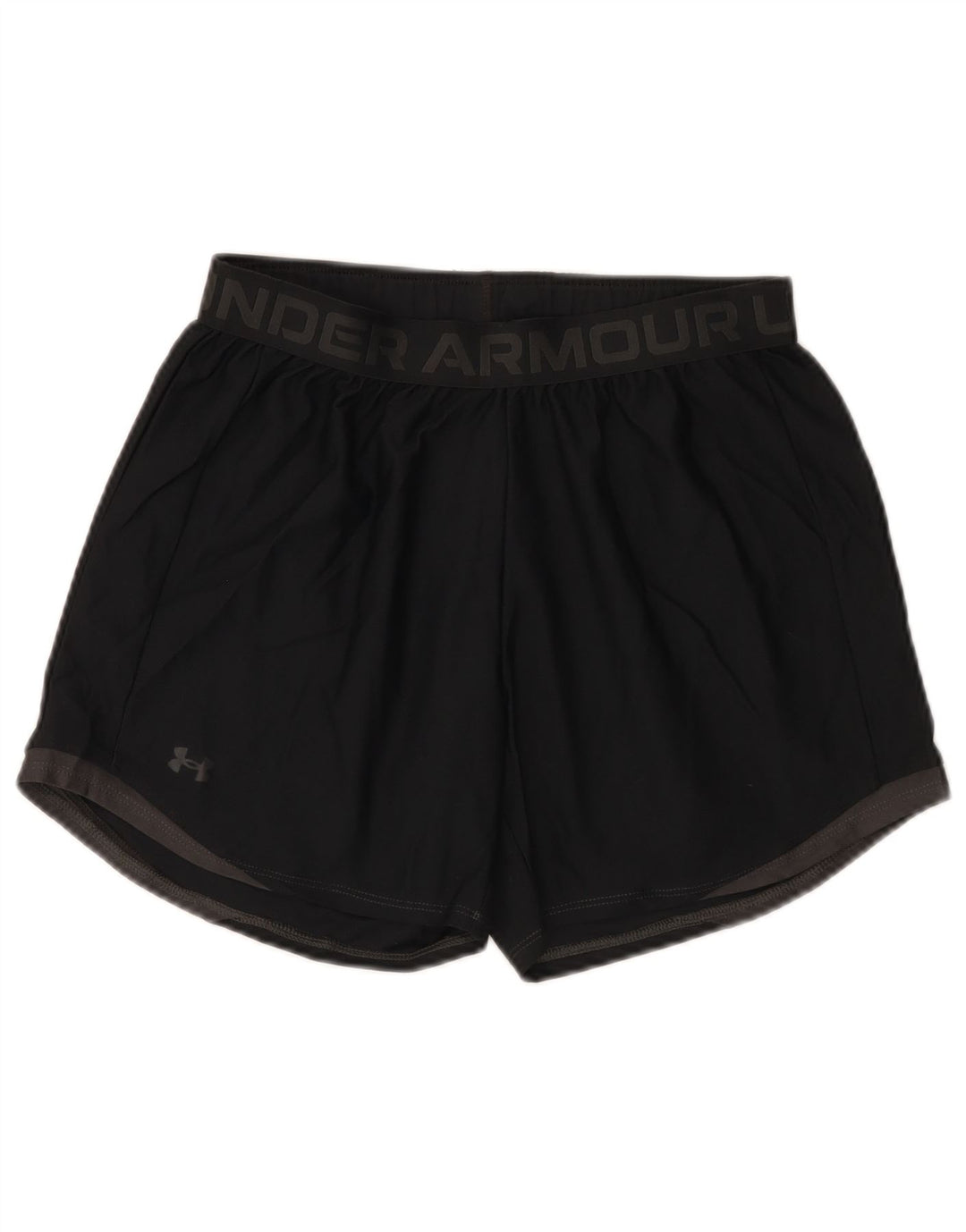 Under Armour Pantalones cortos deportivos gráficos para mujer UK 10 Small Poliéster negro