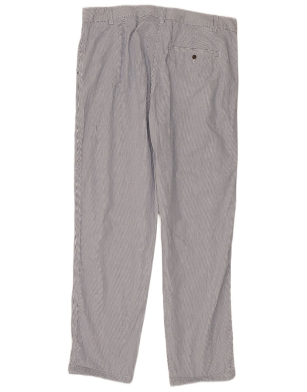 Marks & Spencer Pantalones chinos de cintura alta para hombre UK 46 Large W36 L31 Blanco