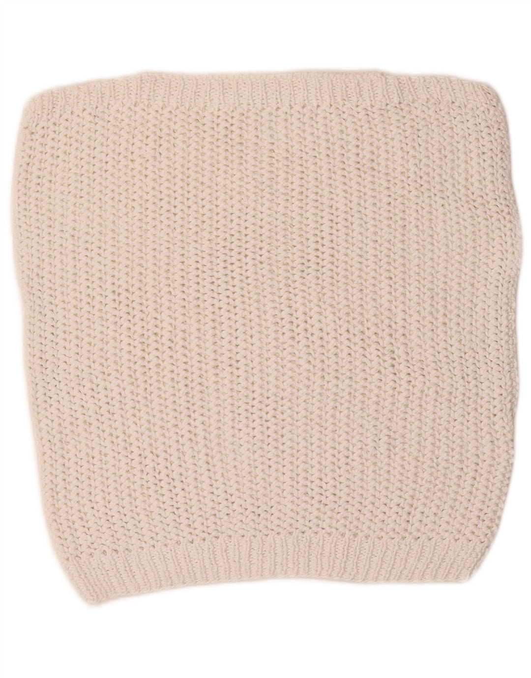 Vintage mujeres crop crochet chaleco camiseta Reino Unido 12 medio blanco