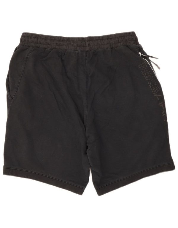 Nike Pantalones cortos deportivos gráficos para hombre XL Algodón negro