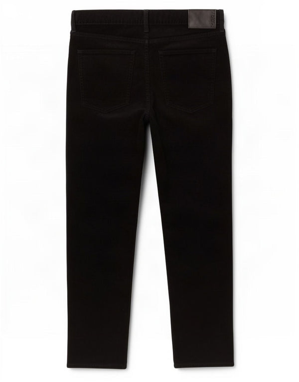 Marks & Spencer Pantalones rectos de pana para hombre W40 L29 Algodón negro