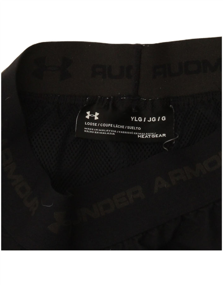 Under Armour Pantalones cortos deportivos para niños 11-12 años Grande Negro