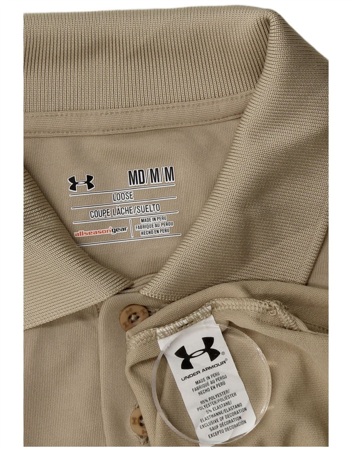 Polo UNDER ARMOUR Hombre Poliéster Beige Medio