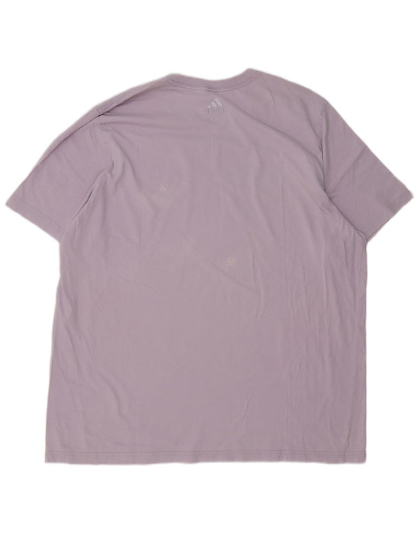 Adidas Hombre Camiseta Gráfica Top XL Púrpura