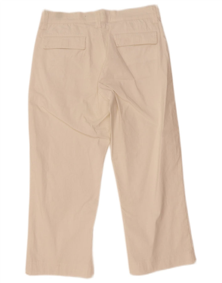 Pantalón Capri Recto Mujer Rifle W30 L20 Poliamida Blanco