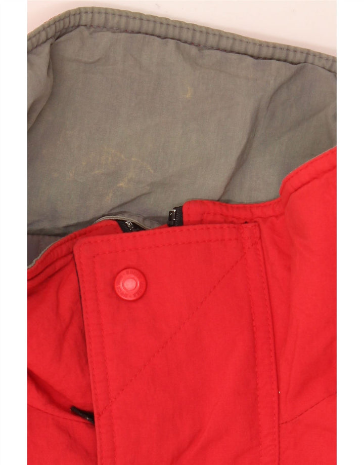 Eddie Bauer Chaqueta acolchada para hombre UK 42 XL Algodón rojo