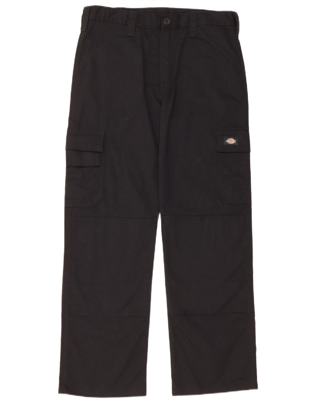 Dickies Pantalones cargo rectos para hombre W32 L30 Poliéster negro