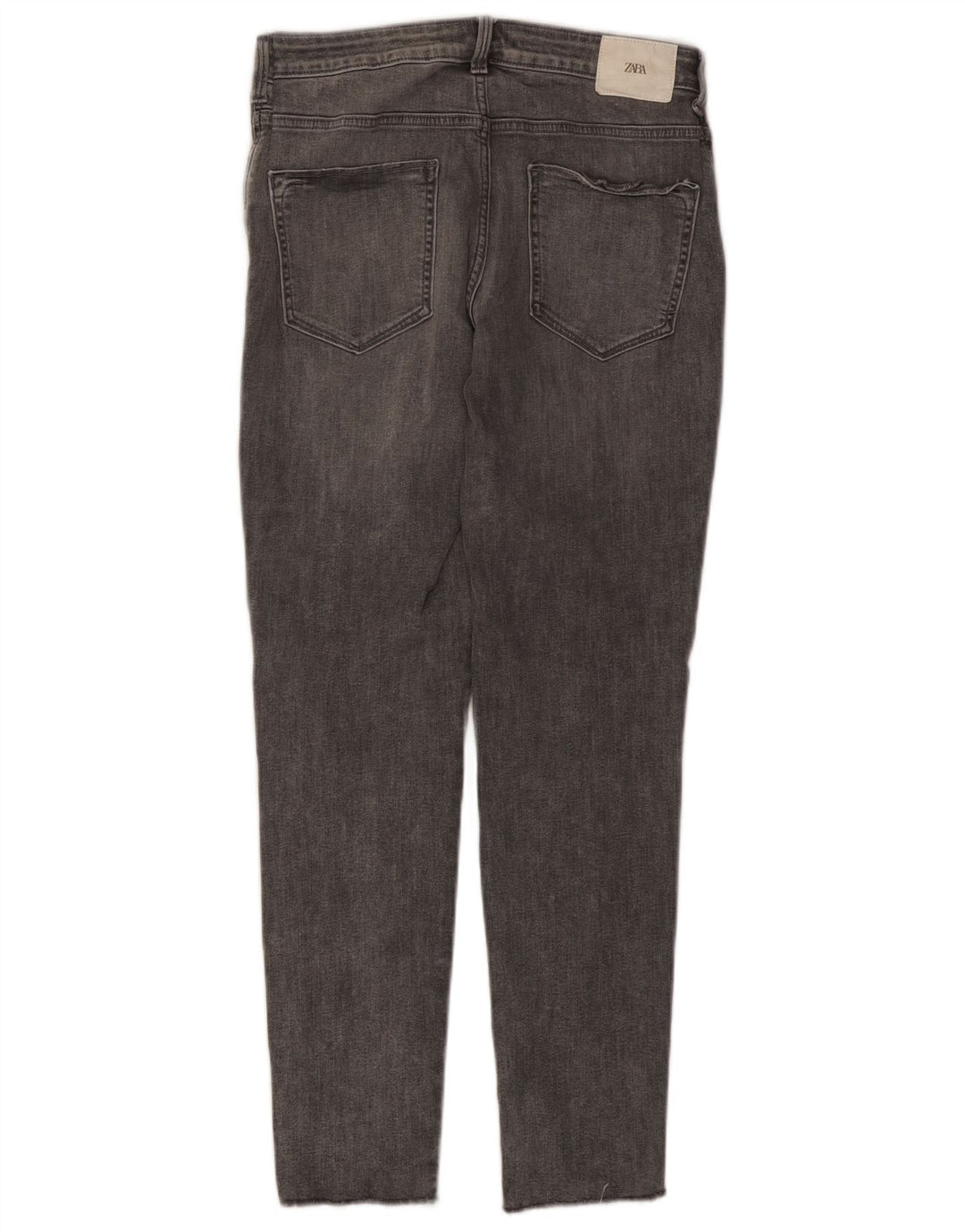 Zara Jeans Slim para Mujer EU 42 Large W32 L28 Gris