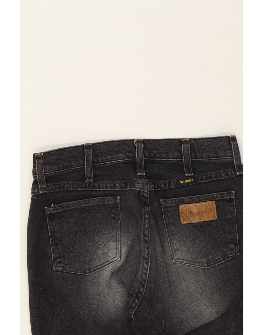 WRANGLER Womens Bootcut Jeans W28 L30 Grey Cotton Vintage Wrangler and Second-Hand Wrangler from Messina Hembry 