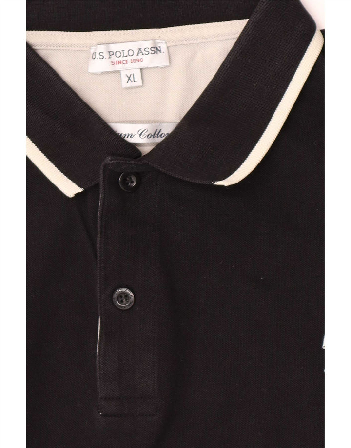 Asociación de Polo de EE. UU. Camisa Hombre XL Negra