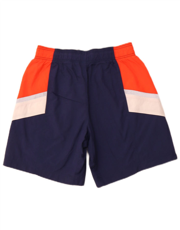 NIKE Shorts deportivos para hombre Poliéster color block azul marino mediano