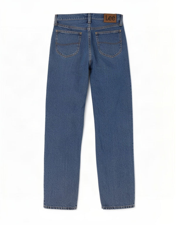 Lee Jeans rectos Kansas para hombre W32 L32 Algodón azul