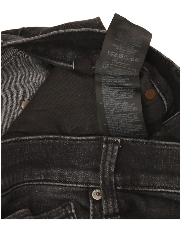 Vaqueros ajustados para hombre G-Star W36 L30 Algodón negro