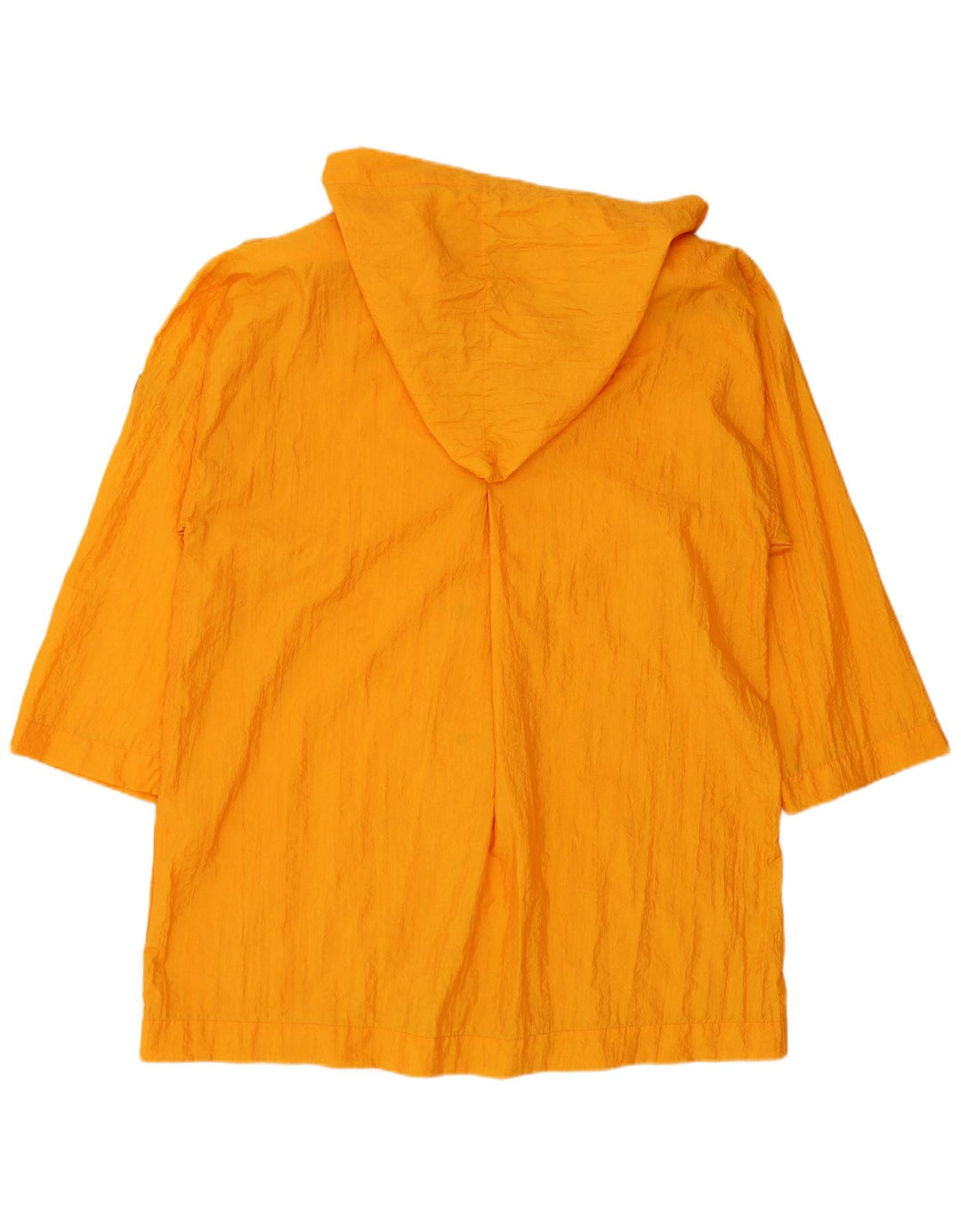 KRIZIA Chubasquero extragrande con capucha para mujer IT 40 Small Naranja Poliamida