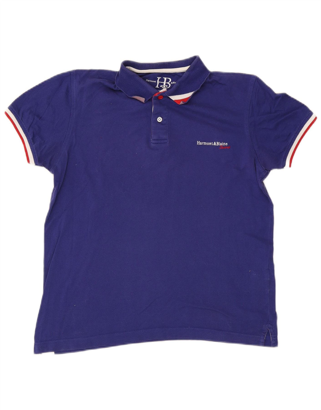 Harmont & Blaine Polo Hombre Pequeño Algodón Azul