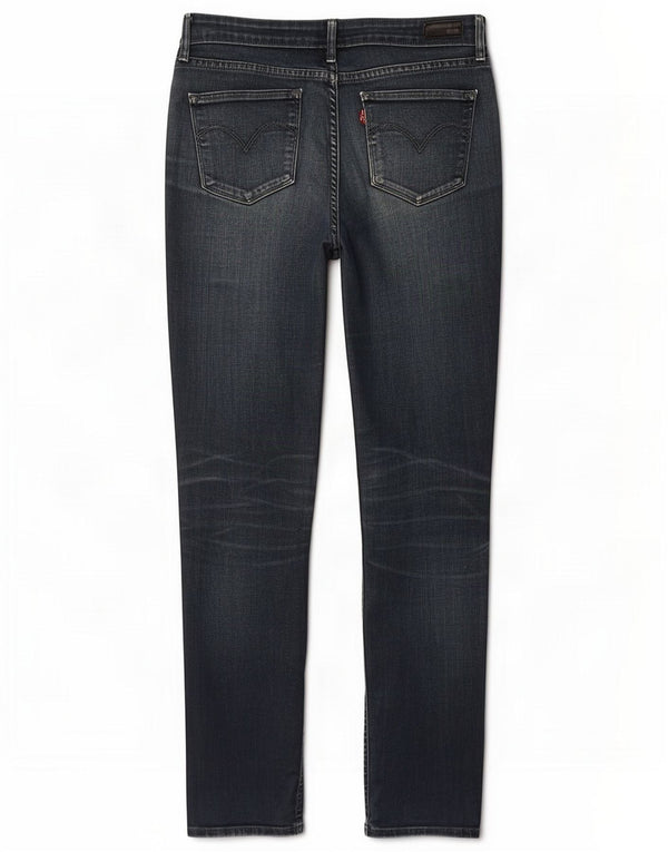 Levi's Jeans ajustados para mujer W28 L32 Algodón azul marino