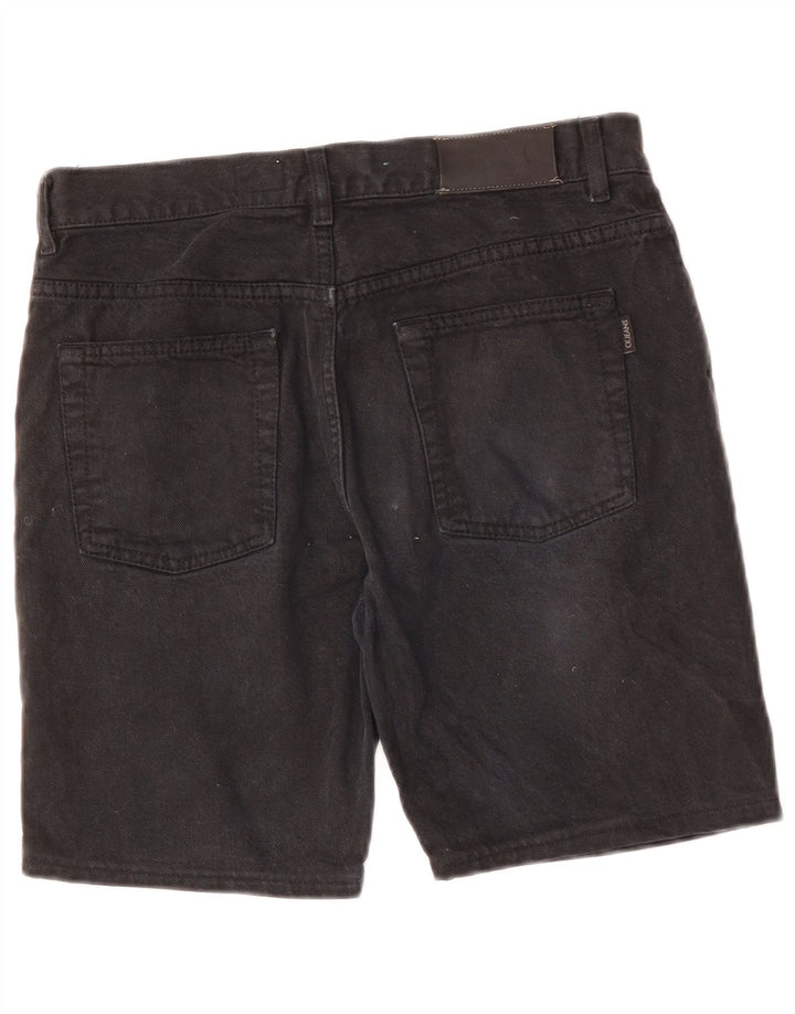 CALVIN KLEIN Shorts vaqueros para hombre W31 Algodón negro mediano