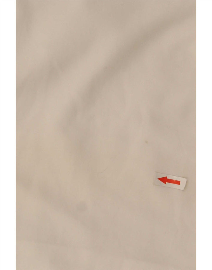 Reebok Bermudas para hombre, pantalones cortos deportivos, tamaño pequeño, poliéster blanco
