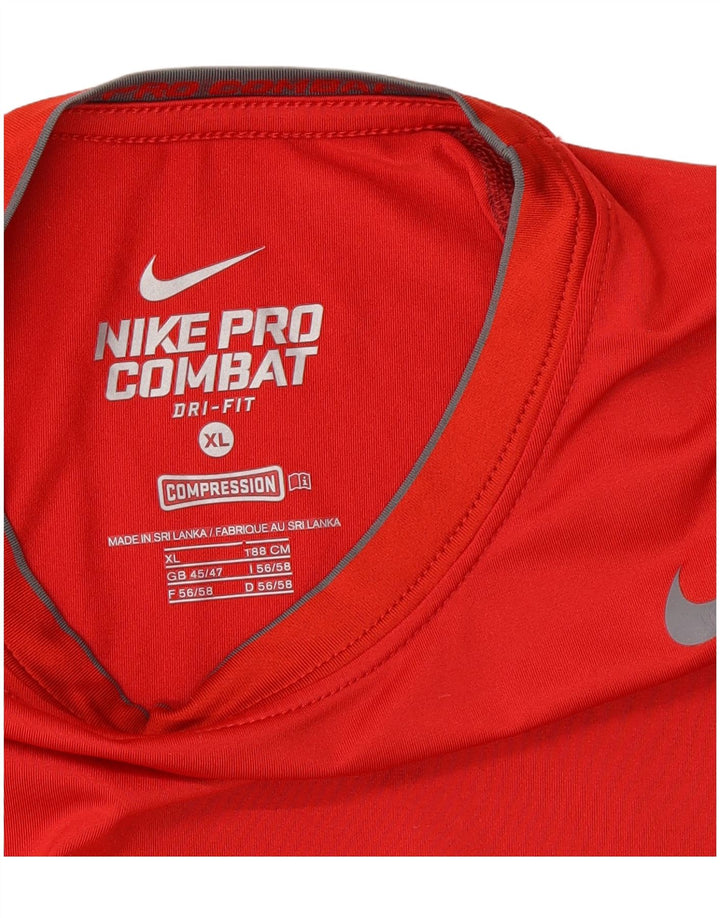 NIKE Camiseta Dri Fit para Hombre UK 45/47 XL Rojo