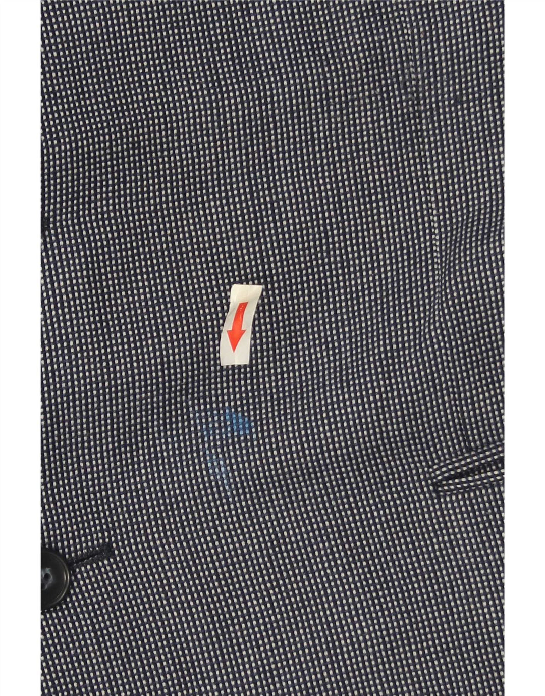 Marks & Spencer Chaqueta tipo blazer corta para hombre UK 42 Large Azul marino manchado