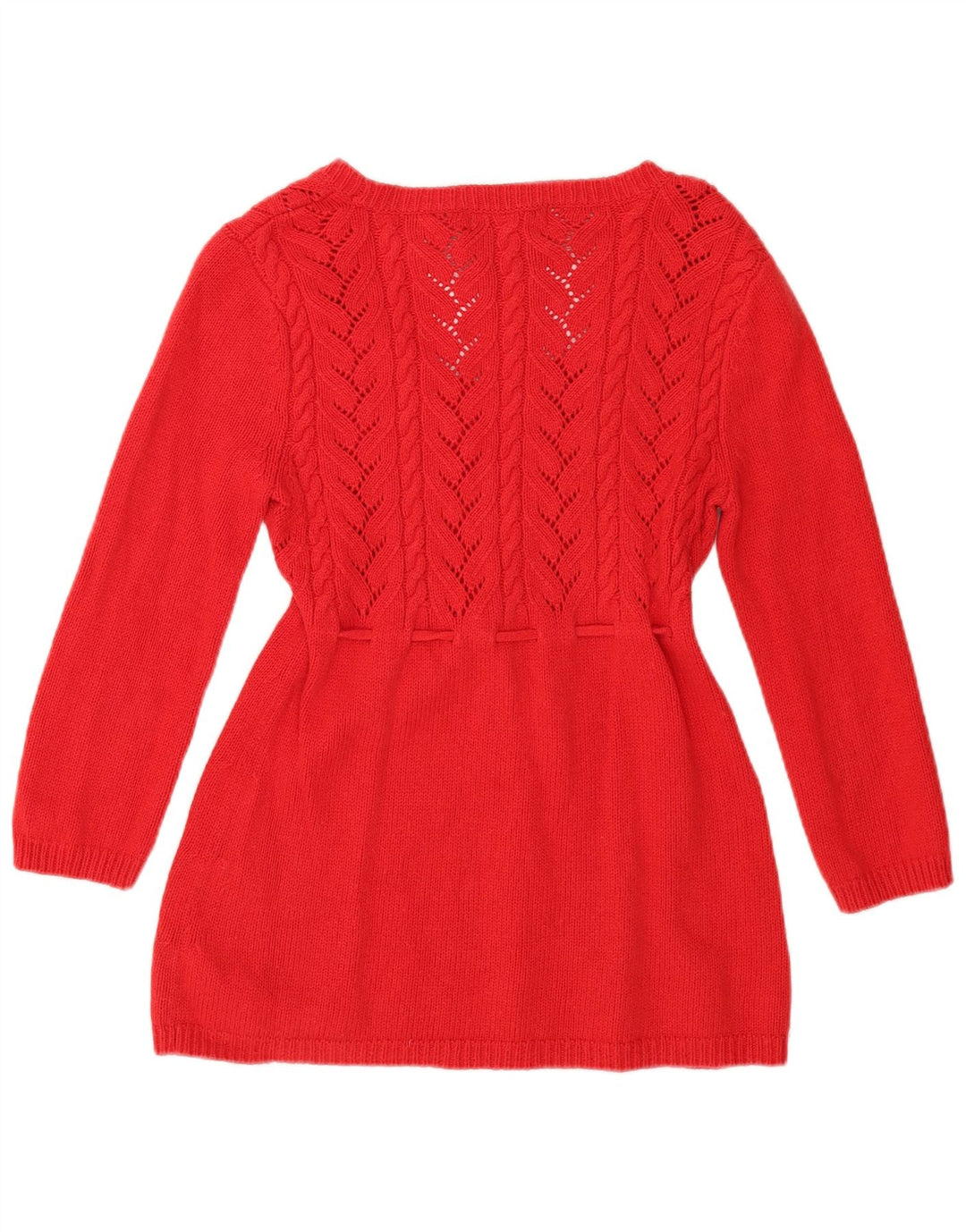 MICHAEL KORS Suéter tipo jersey con cuello barco y manga 3/4 para mujer UK 40 Medium Red