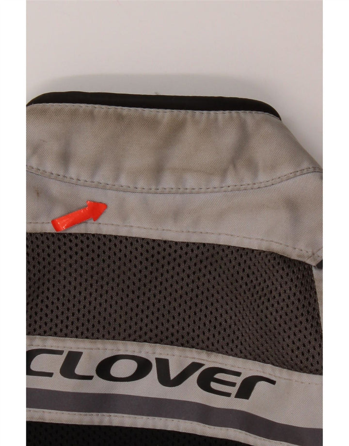 Clover Mujer Graphic Racer Jacket UK 6 XS Multicolor Colorblock